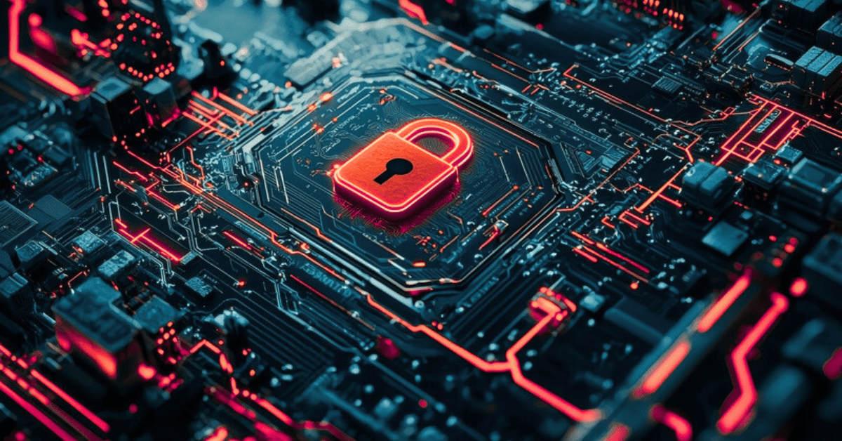 Digital padlock symbolizing secure and ethical use of AI and customer data in retail businesses